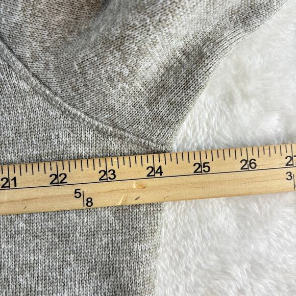 Eddie Bauer Quarter Zip Pullover Sweater Fleece Tan Men's Large - Picture 4 of 11